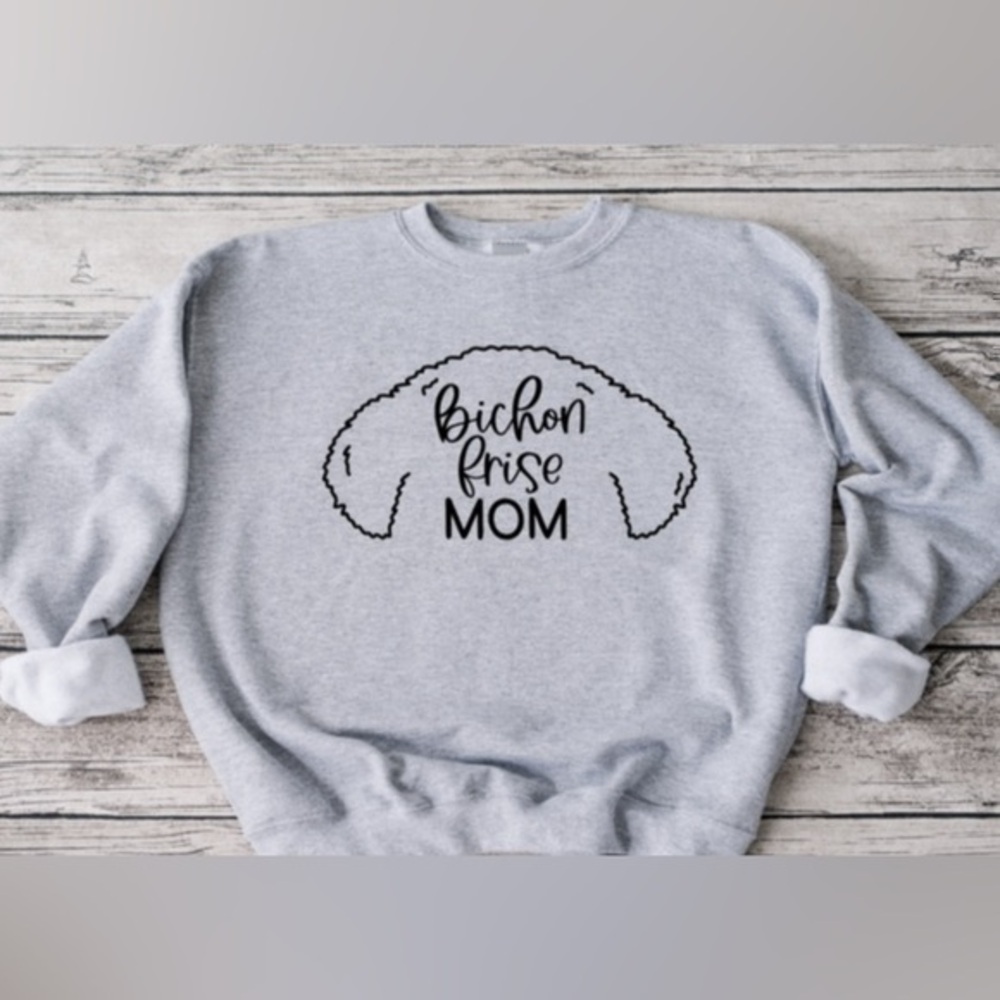 Bichon Frise Mom Crewneck